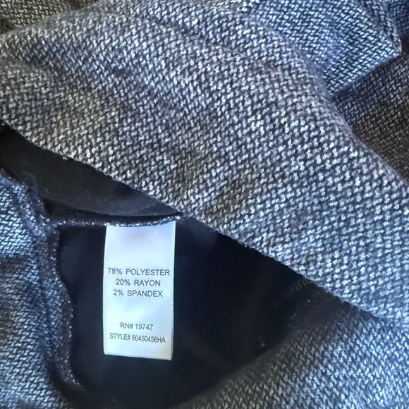 ⭐️ Firm Price⭐️ Medium Lined “dress Pants” elastic in Heather Navy - Picture 5 of 5